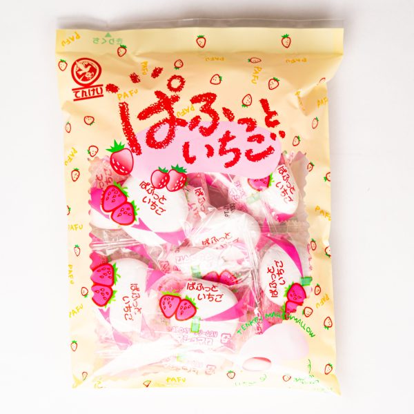 Pafutto Ichigo Marshmallow z kremem truskawkowym 97g - Ciastka i batony